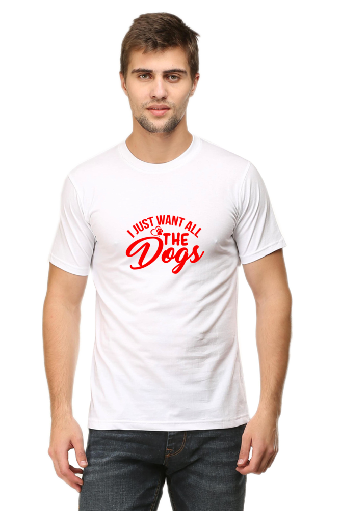 I Just Want all the DOGS - Red Text