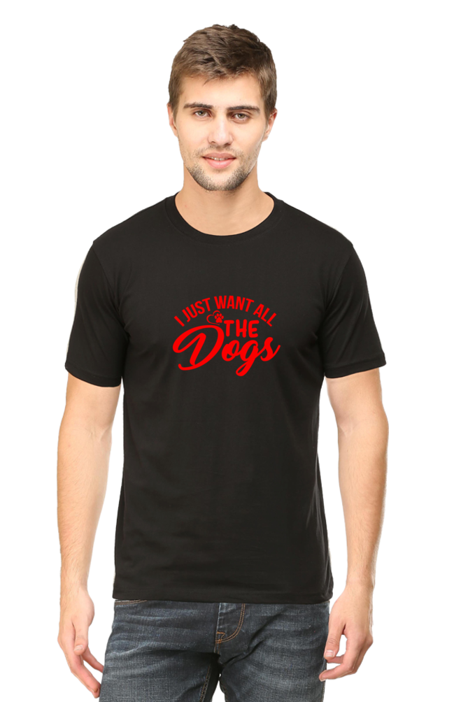 I Just Want all the DOGS - Red Text