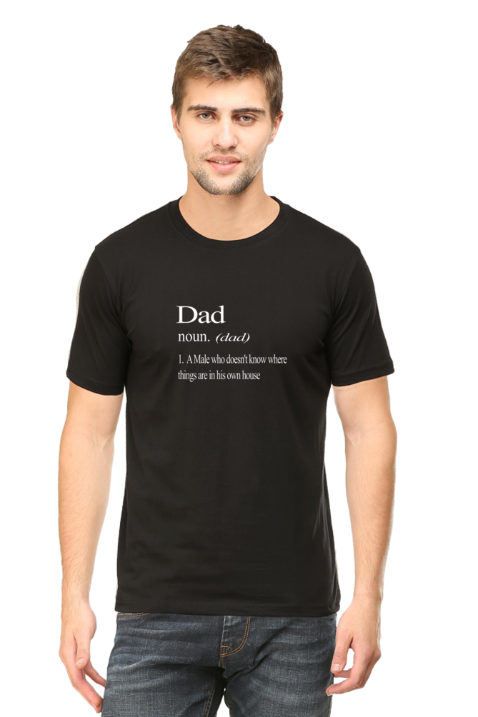 Dad Dictionary Meaning - White Text