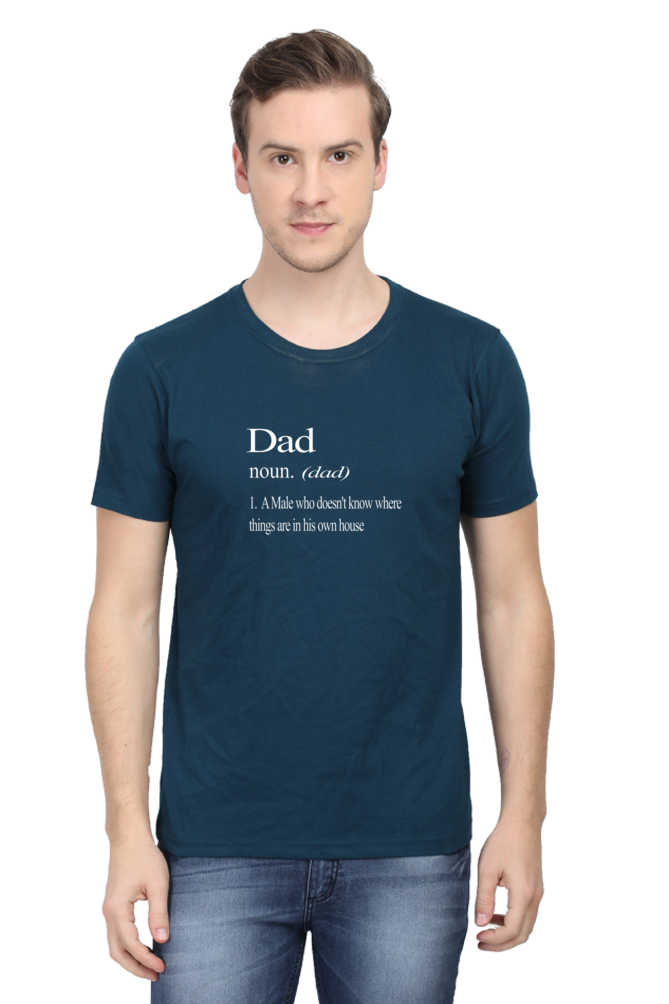 Dad Dictionary Meaning - White Text