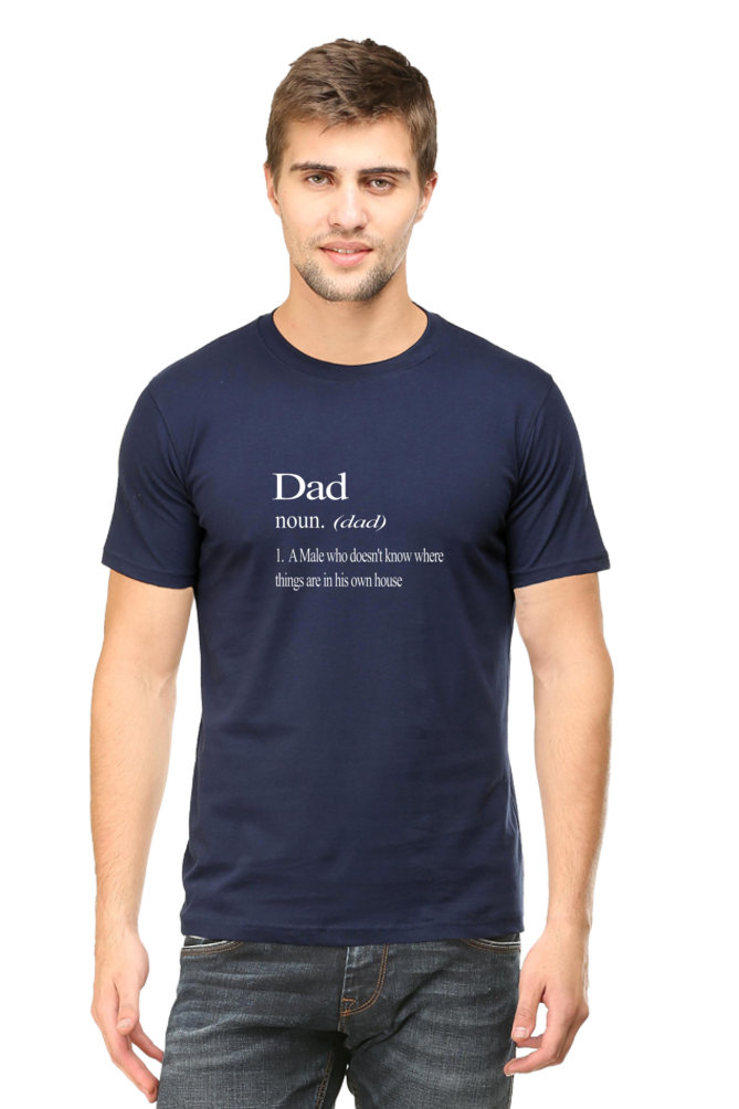 Dad Dictionary Meaning - White Text