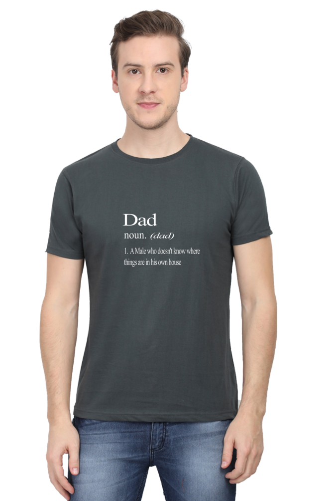 Dad Dictionary Meaning - White Text