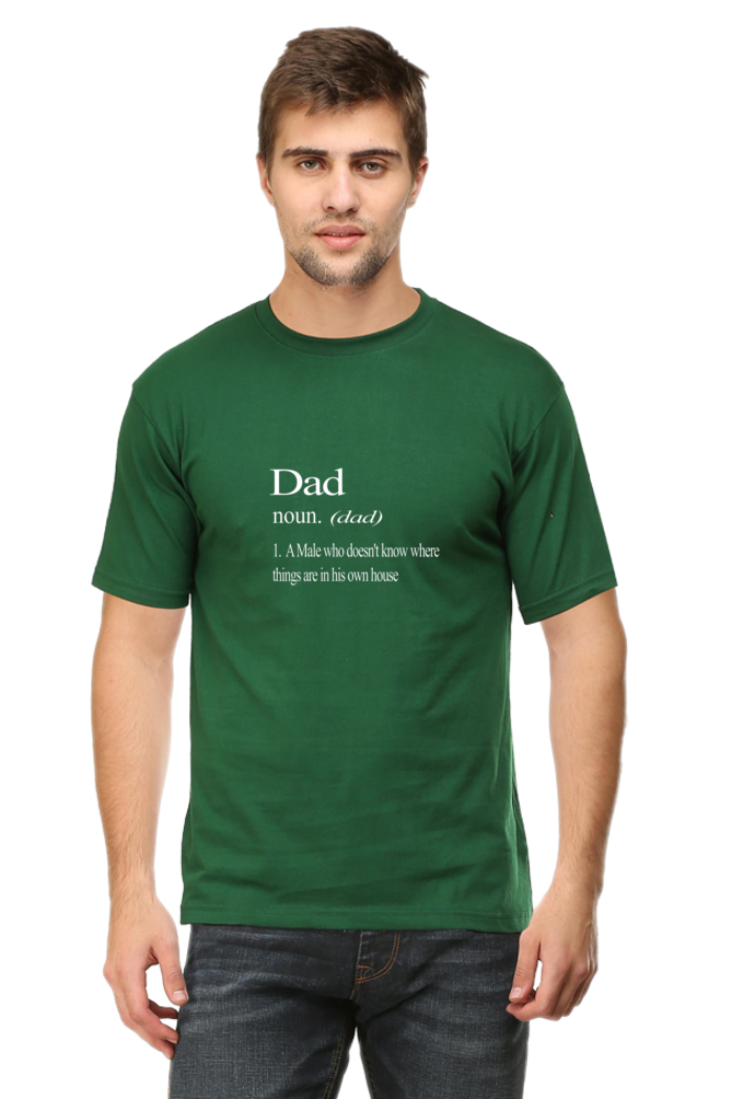 Dad Dictionary Meaning - White Text