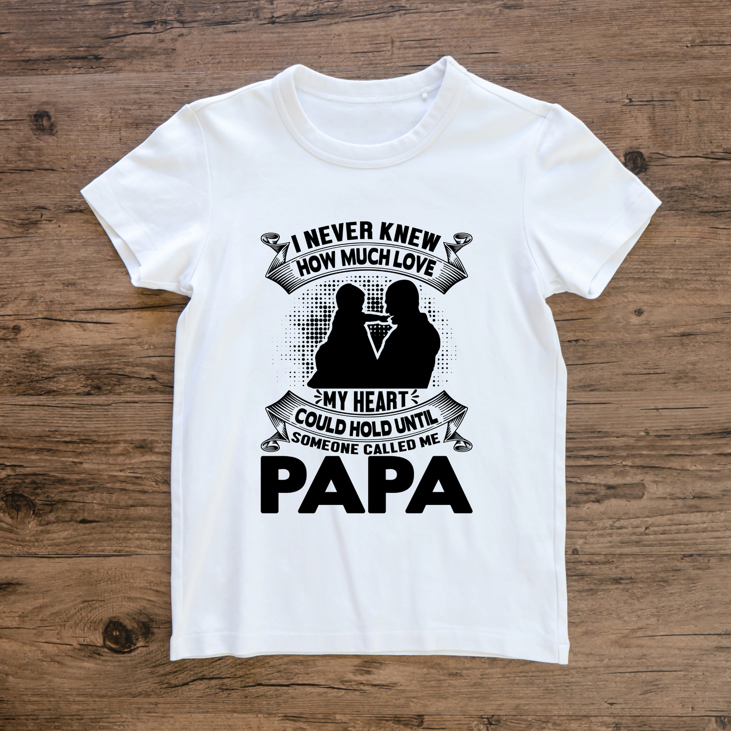 Someone Called me PAPA - Black Text